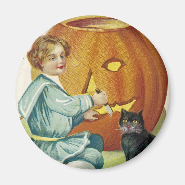 Aimant Quand les sorcières abondent à Halloween (Devant)