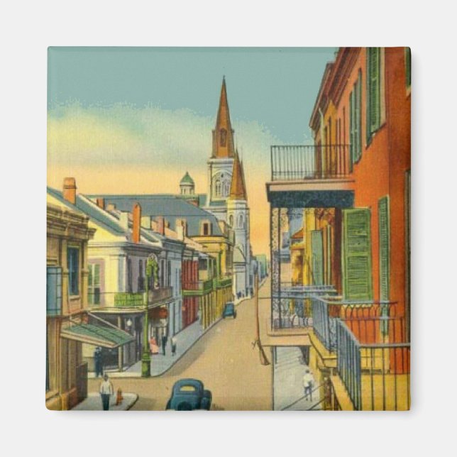 Aimant Quartier français de la Nouvelle-Orléans (Devant)