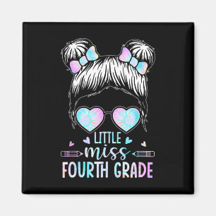 Aimant Quatrième année Little Miss Retour à l'école 4e an