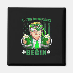 Aimant Que les frénésies commencent Drôle Trump St Patric