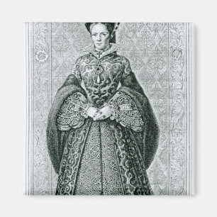 Aimant Queen Mary J'ai gravé par T.Brown