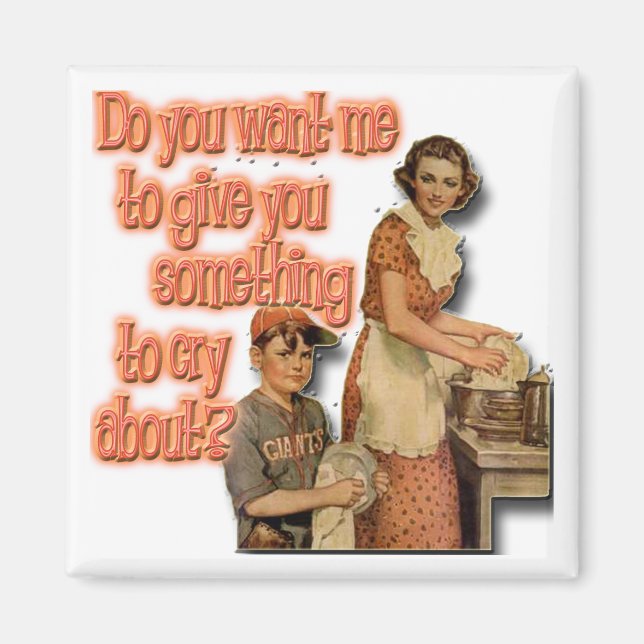 Aimant Quelque chose à pleurer sur l'aimant (Devant)