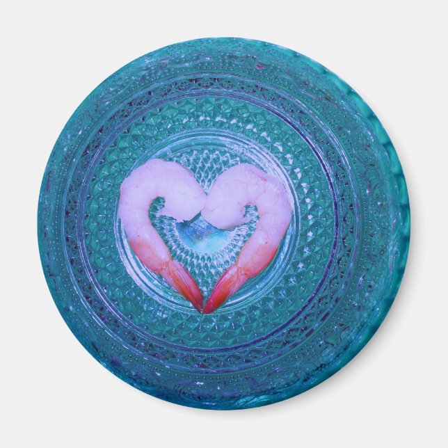 Aimant Quelqu'un a dit crevettes (Devant)