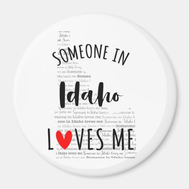 Aimant Quelqu'Un Dans L'Idaho M'Aime L'Aimant (Devant)