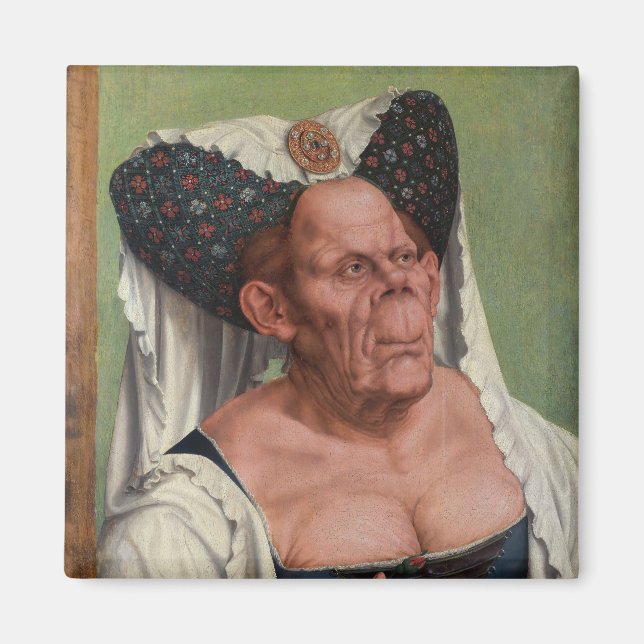 Aimant Quentin Matsys - Une Vieille Femme Grotesque (Devant)