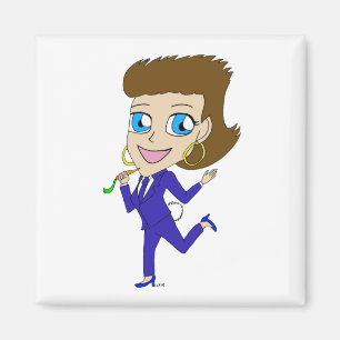 Aimant queue de lapin de chibi