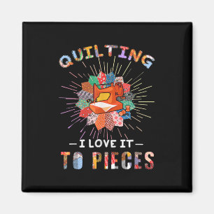 Aimant Quilting Et Coudre Je L'Aime Aux Pièces