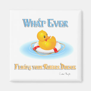 Aimant Quoi qu'il Flotte votre Duckie en caoutchouc