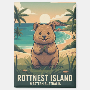 Aimant Quokka dans Rottnest Island Australie