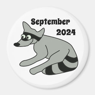 Aimant Raccoon, septembre 2024