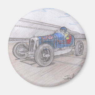 Aimant RACER DE LA PISTE DE LA PISTE (rond)