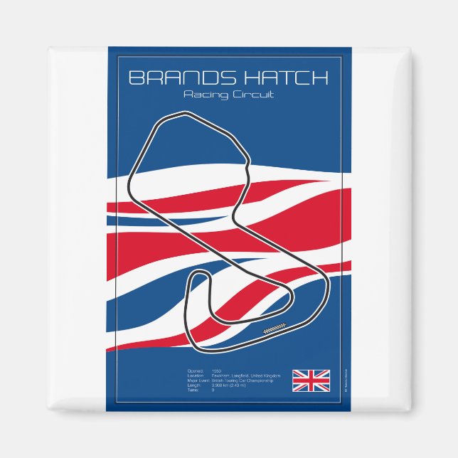 Aimant Racetrack (Devant)