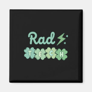 Aimant Rad Tech Jour de la Saint Patrick Xray Irish Lucky
