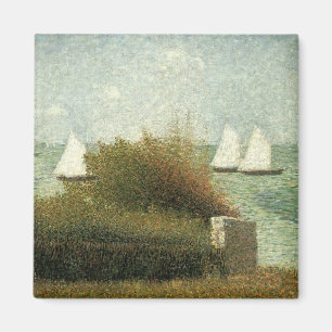 Aimant Rade de Grandcamp par Georges Seurat, Art Vintage