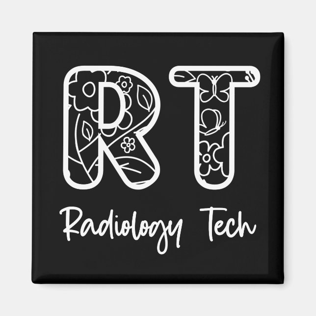 Aimant Radiologie Tech RT Rad Technicien Rad Cadeaux de r (Devant)