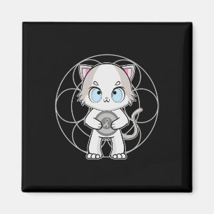 Aimant Ragdoll Chat Anime Kitten Dyslexie Sensibilisation
