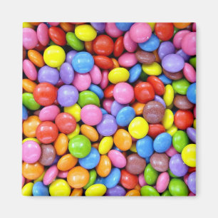 Aimant Rainbow Chocolates Aliments Coloré Motif de bonbon