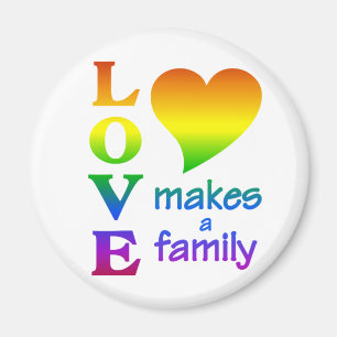 Aimant Rainbow Family