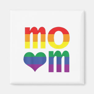 Aimant Rainbow LGBT Pride Mois Fête des mères LGBT