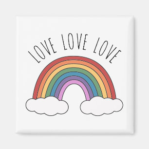 Aimant Rainbow Love Love Love