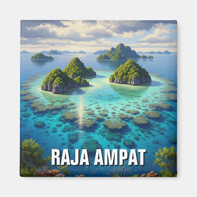 Aimant Raja Ampat Indonésie (Devant)