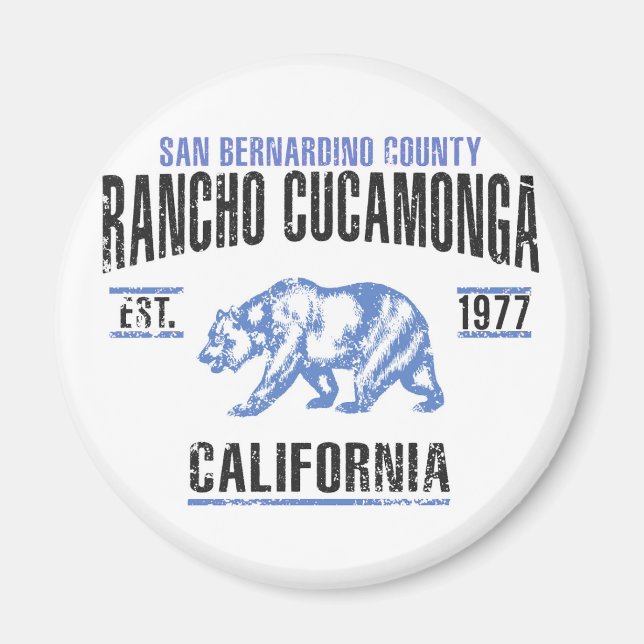 Aimant Rancho Cucamonga (Devant)