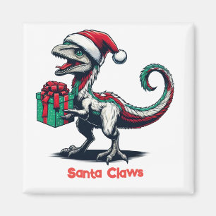 Aimant rapace de Noël Santa hat