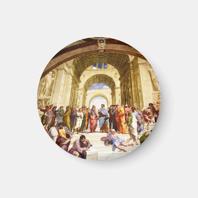 Aimant Raphael, L'École d'Athènes (1509) (Devant)
