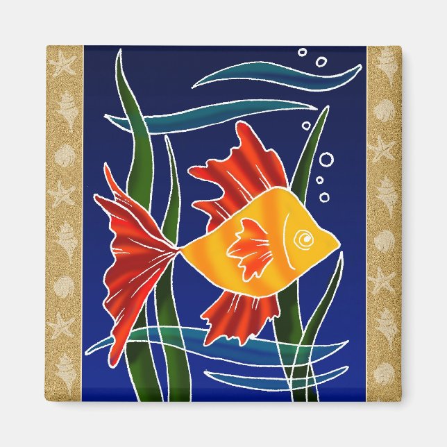 Aimant Rappel de plage ! (Devant)