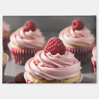 Aimant Raspberry Cupcakes