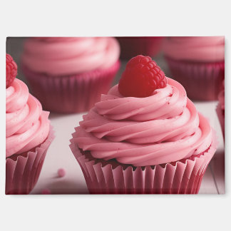 Aimant Raspberry Cupcakes