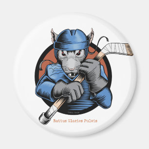Aimant Rat d'hockey