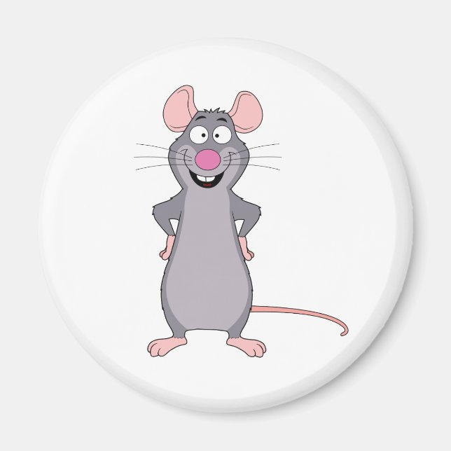 Aimant rat drôle (Devant)