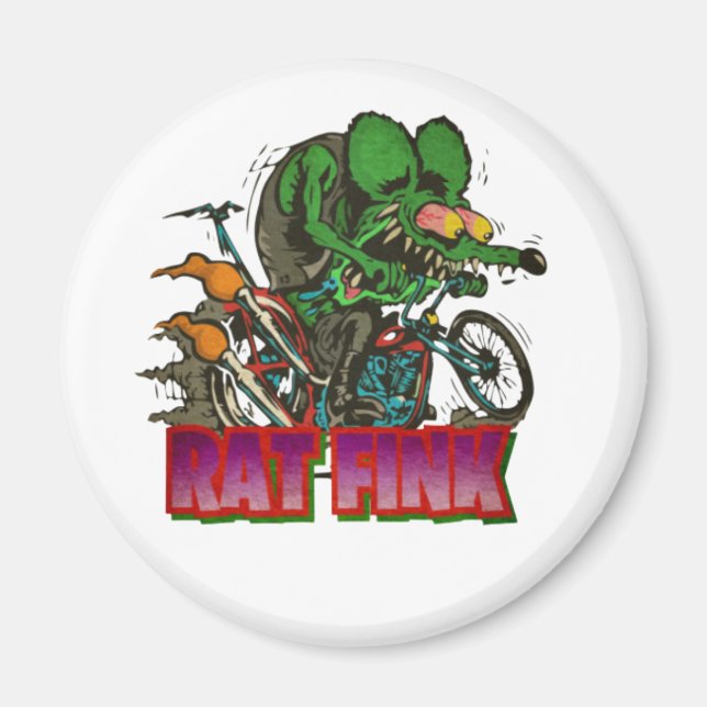Aimant Rat Fink Vintage (Devant)
