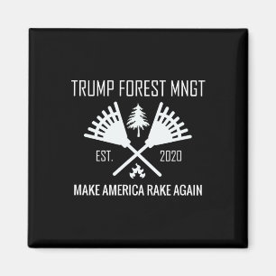 Aimant Râteau de gestion forestière Trump drôle ratisse l
