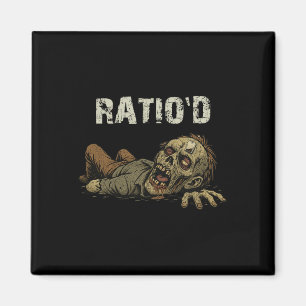 Aimant Ratio'd Teag Mème Drôle de Zombie Npc Ratioed Joue