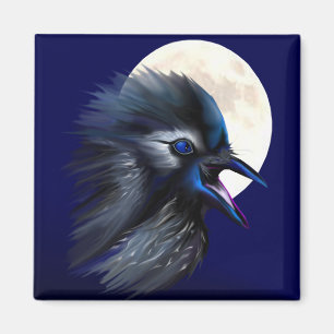 Aimant Raven maniaque avec l'aimant de lune