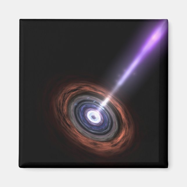 Aimant Rayons gamma dans les noyaux galactiques (Devant)