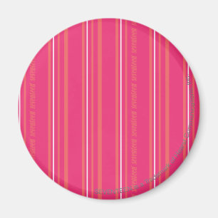 Aimant Rayures minces magenta