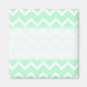 Aimant Rayures vertes en bon état de Chevron de zigzag