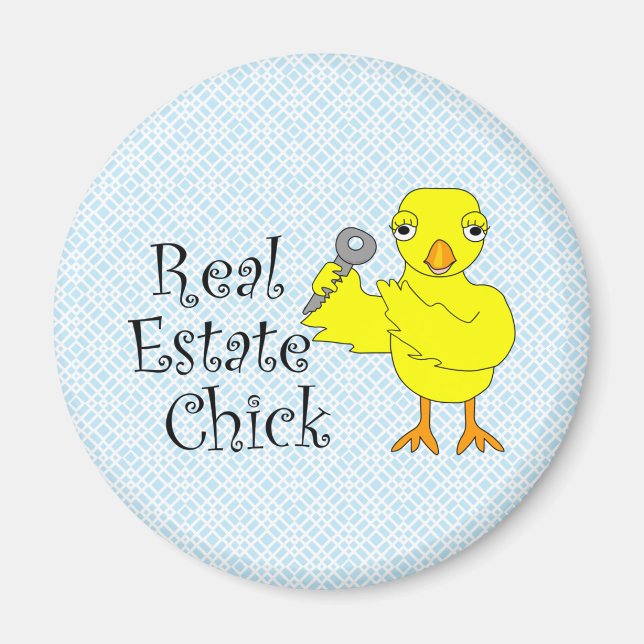 Aimant Real Estate Chick  (Devant)