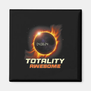 Aimant Réaliste Total Solaire Eclipse 2024 Totalité Aweso