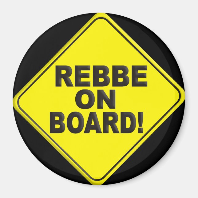 Aimant Rebbe à bord (Devant)