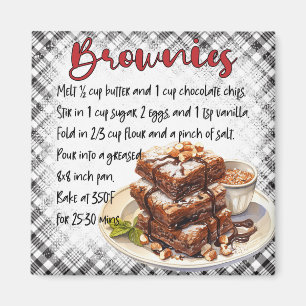 Aimant Recette de Brownies