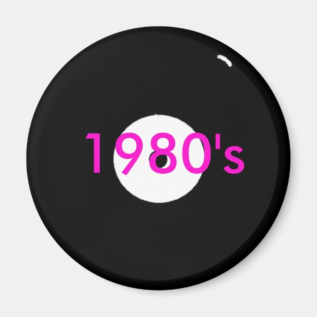 Aimant record, années 80 (Devant)