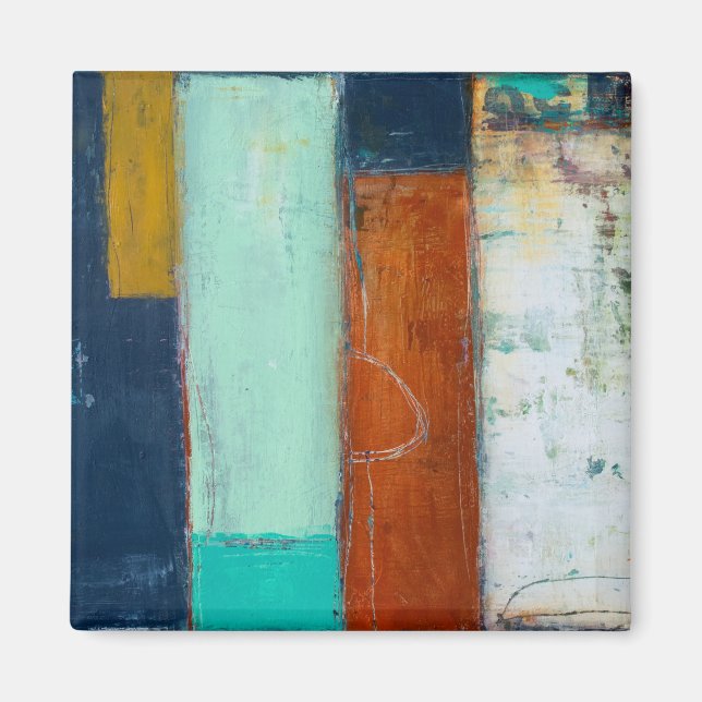 Aimant Rectangles Abstraites (Devant)