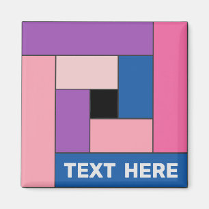 Aimant Rectangles géométriques (ver 1) avec n'importe que