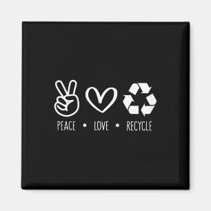 Aimant Recycler Jour des terres Enseignants Ados Recycler
