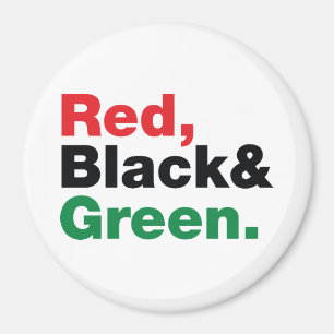 Aimant Red, Black & Green.