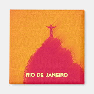 Aimant Red Corcovado Rio-Brasil